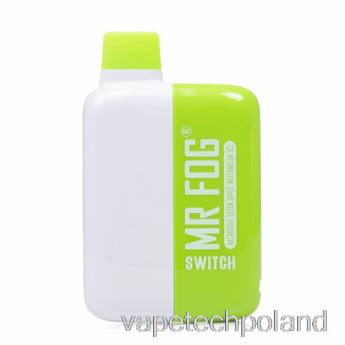 Vape Shop Warszawa Mr. Przełącznik Przeciwmgielny 5500 Jednorazowe Zielone Jabłko Malina Arbuz Lód